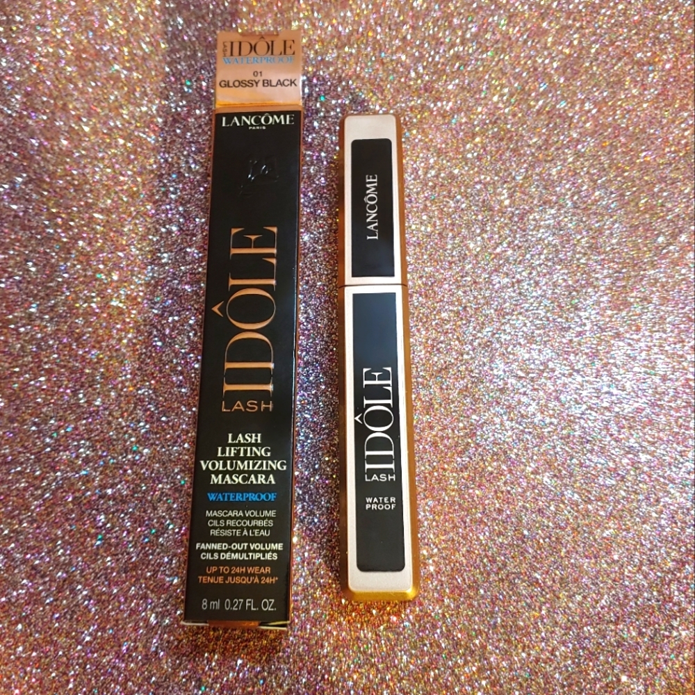 01 Glossy Black LASH IDÔLE WATERPROOF Mascara Lash-Lifting & Volumizing Lancome